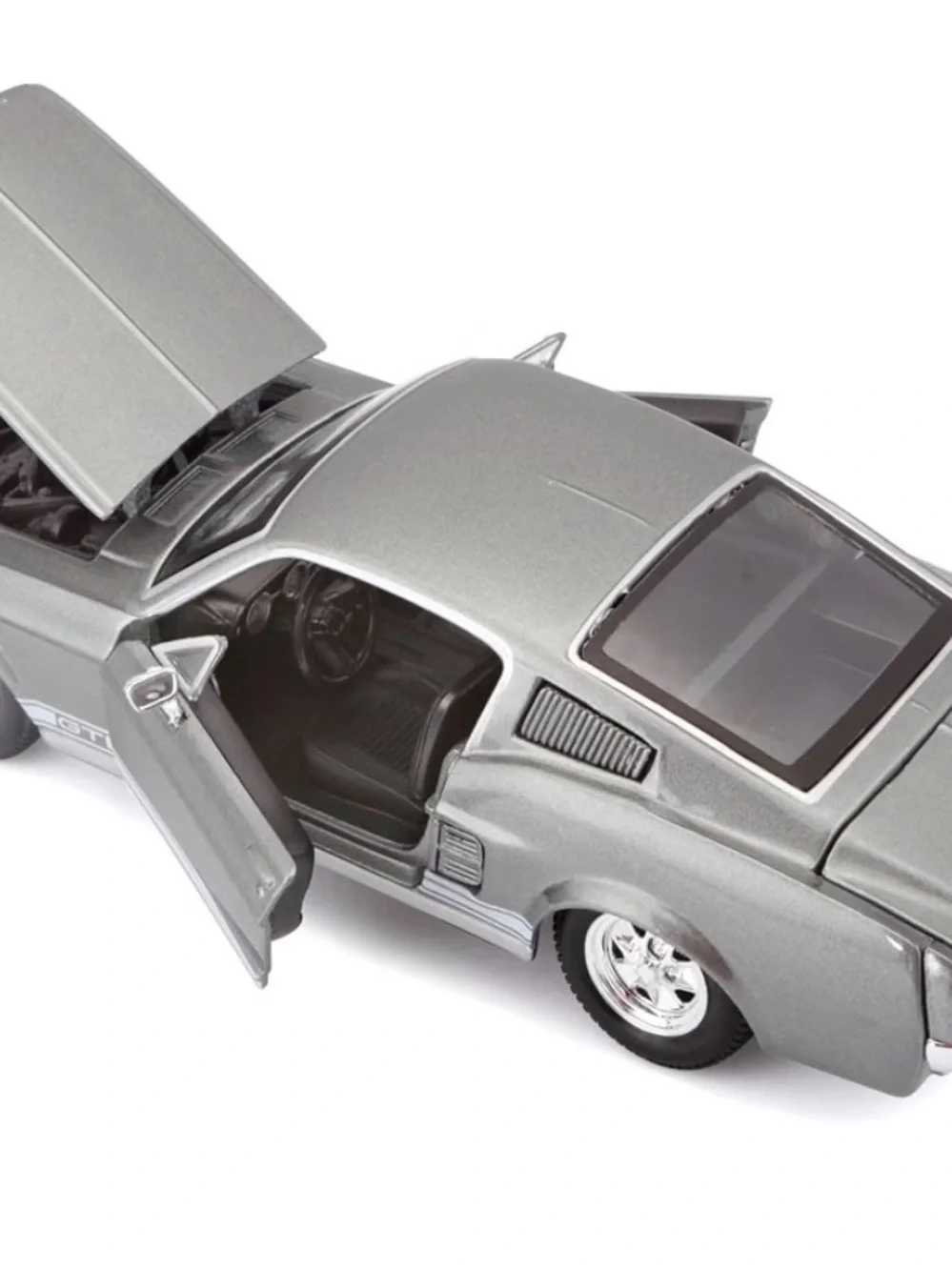 Special Edition 1967 Ford Mustang GT Die-Cast Toy Car - Gray